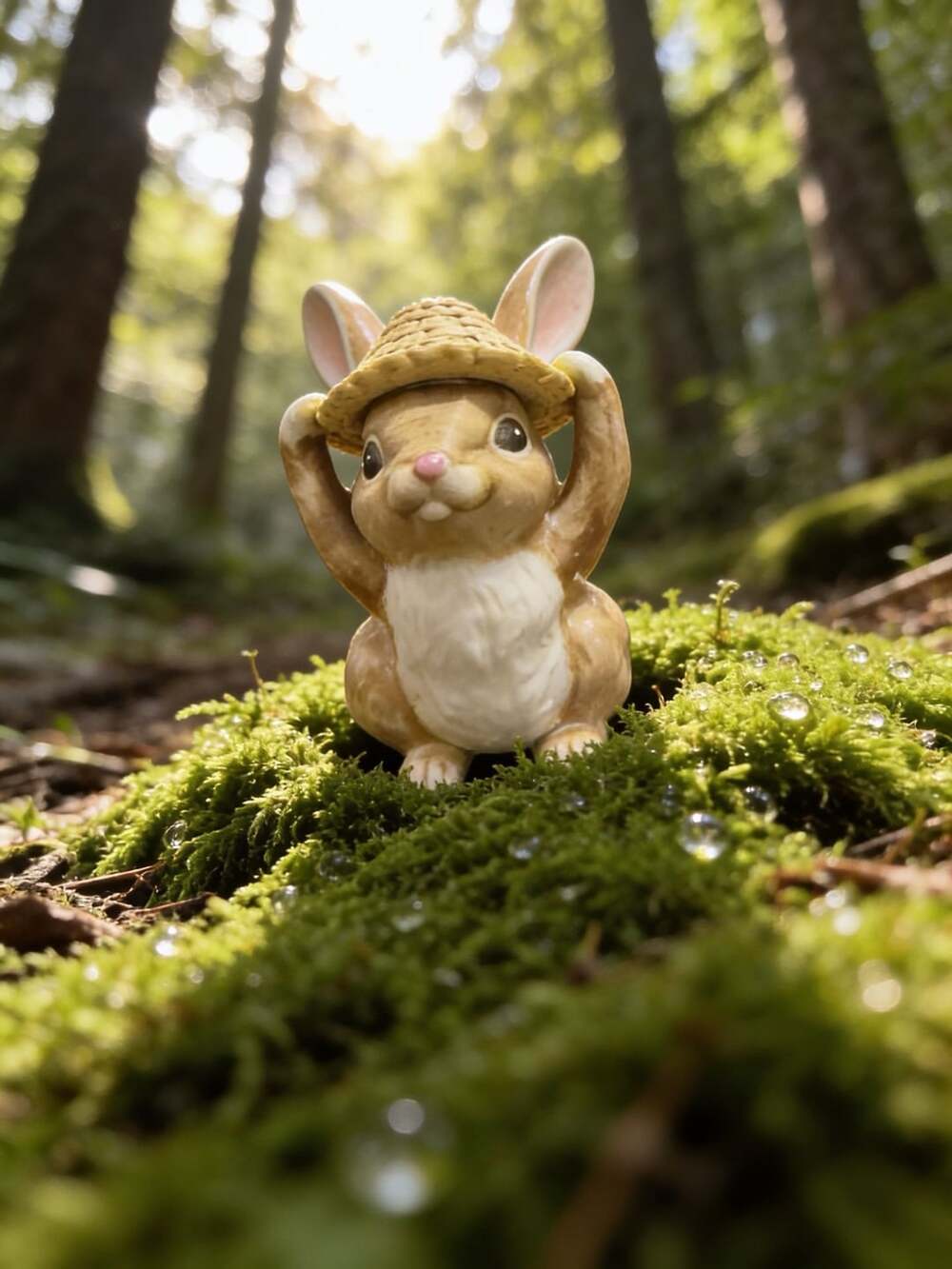 Villeroy & Boch Bunny Tales Rabbit Figurine with Hat